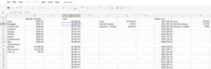 spreadsheet